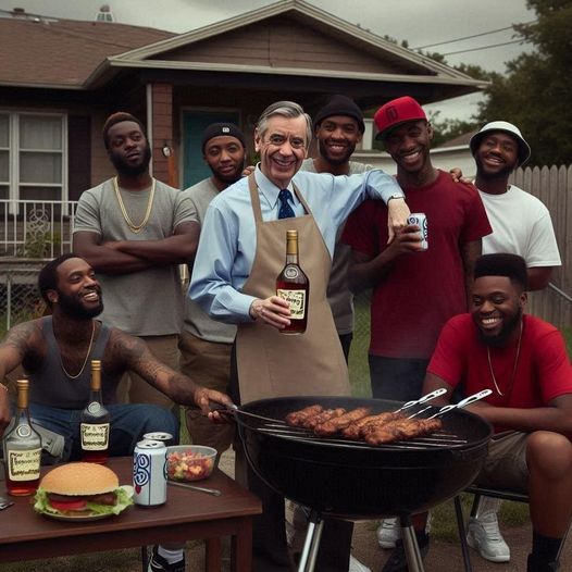 Mr. Rogers can kick it with any and everybody.