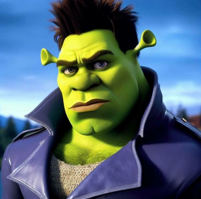 Shrek from the Zoolander universe.