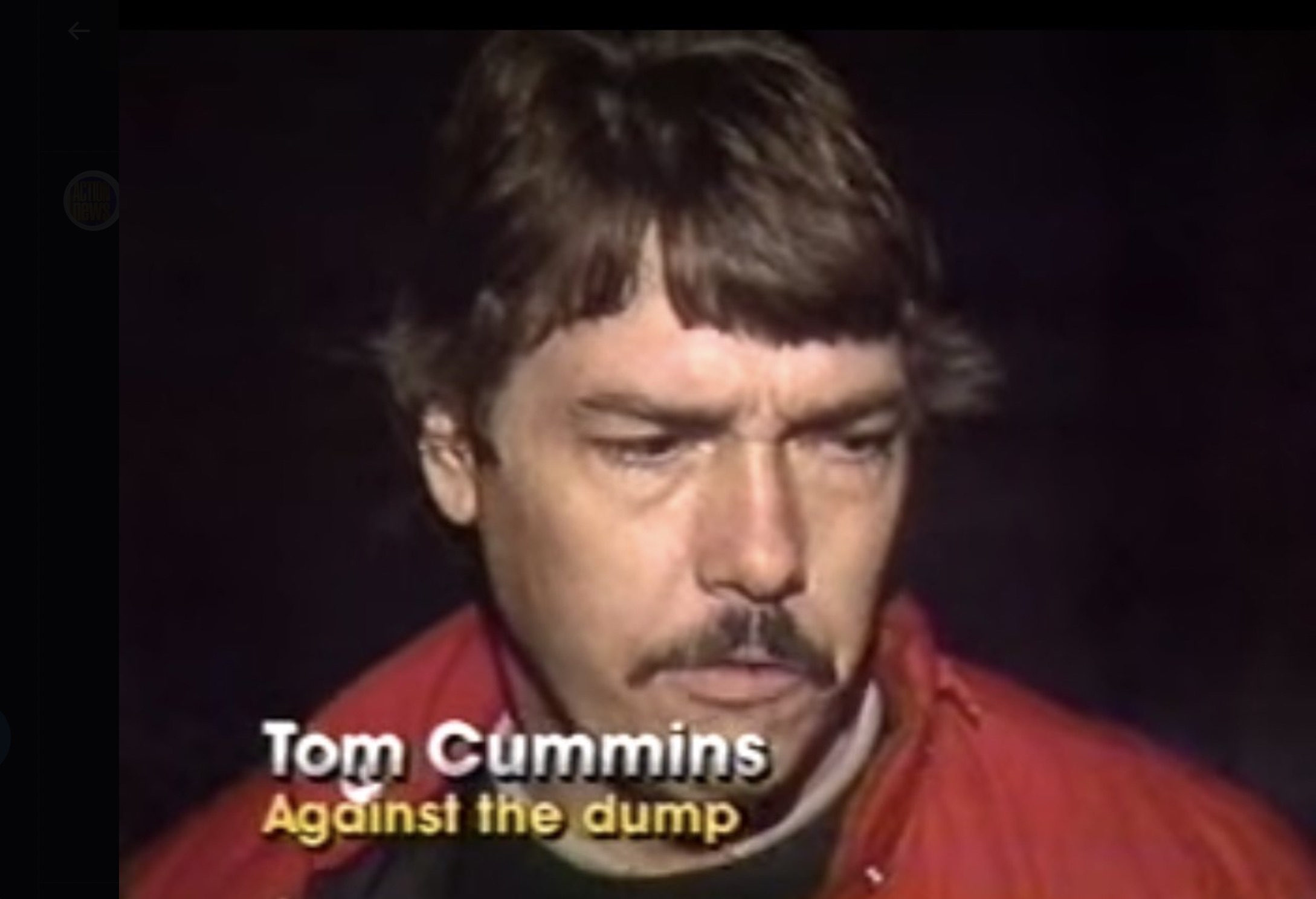 photo caption - news Tom Cummins Against the dump