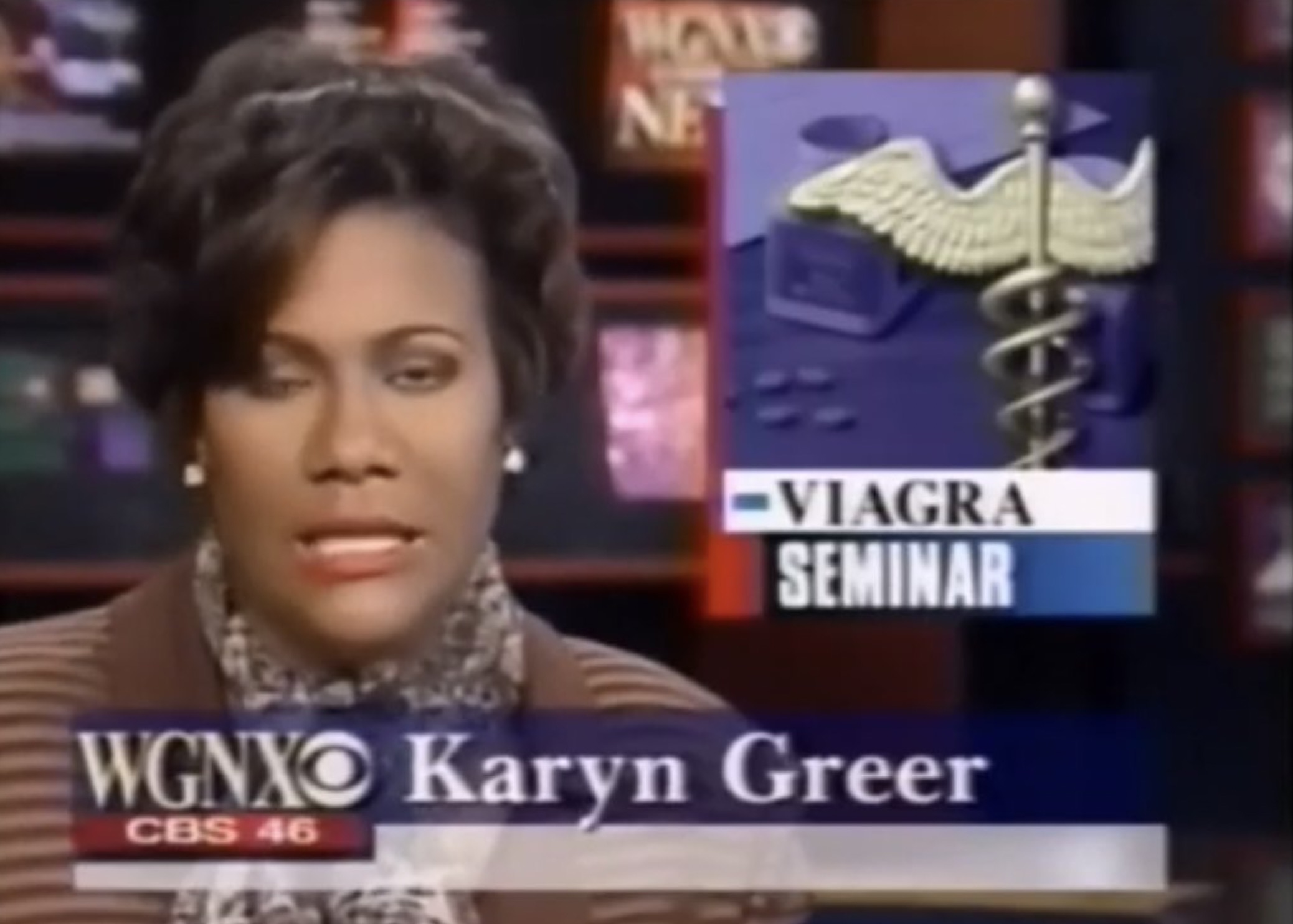 newscaster - Holle Ne Viagra Seminar Wgnxo Karyn Greer Cbs 46