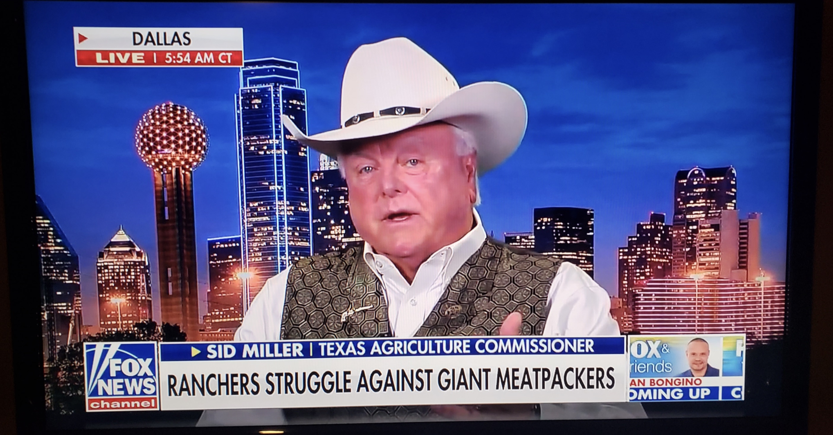 tower block - Dallas Live Ct Sid Miller I Texas Agriculture Commissioner Ox riends News Ranchers Struggle Against Giant Meatpackers An Bonging channel Dming Up C