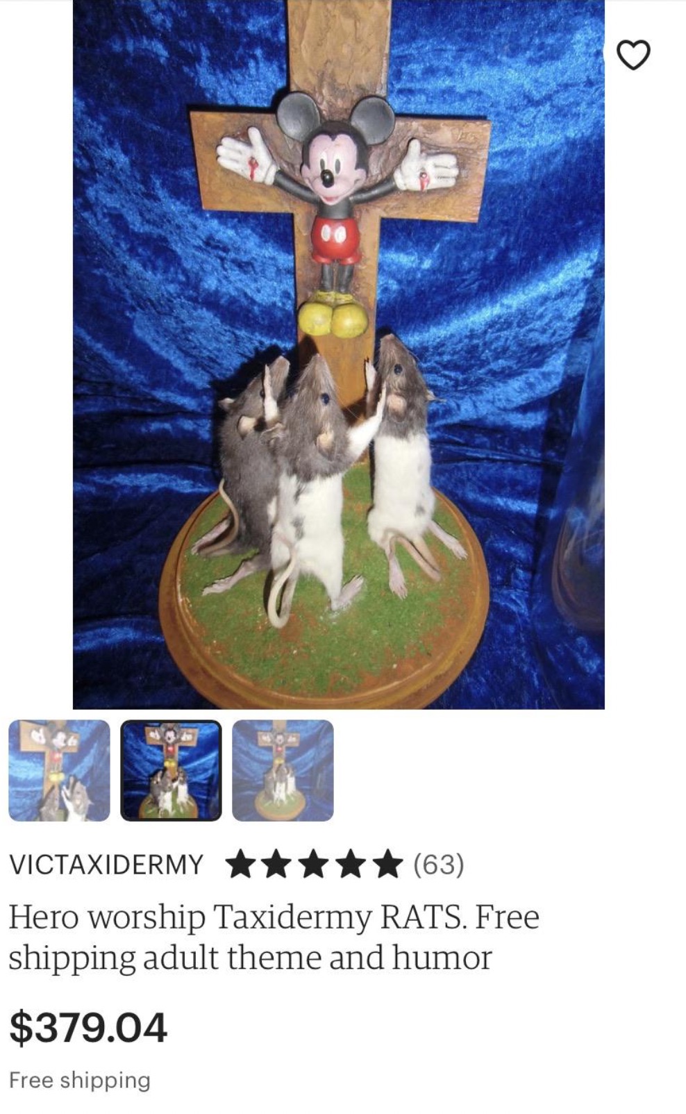 cursed images of rats - Victaxidermy 63 Hero worship Taxidermy Rats. Free shipping adult theme and humor $379.04 Free shipping