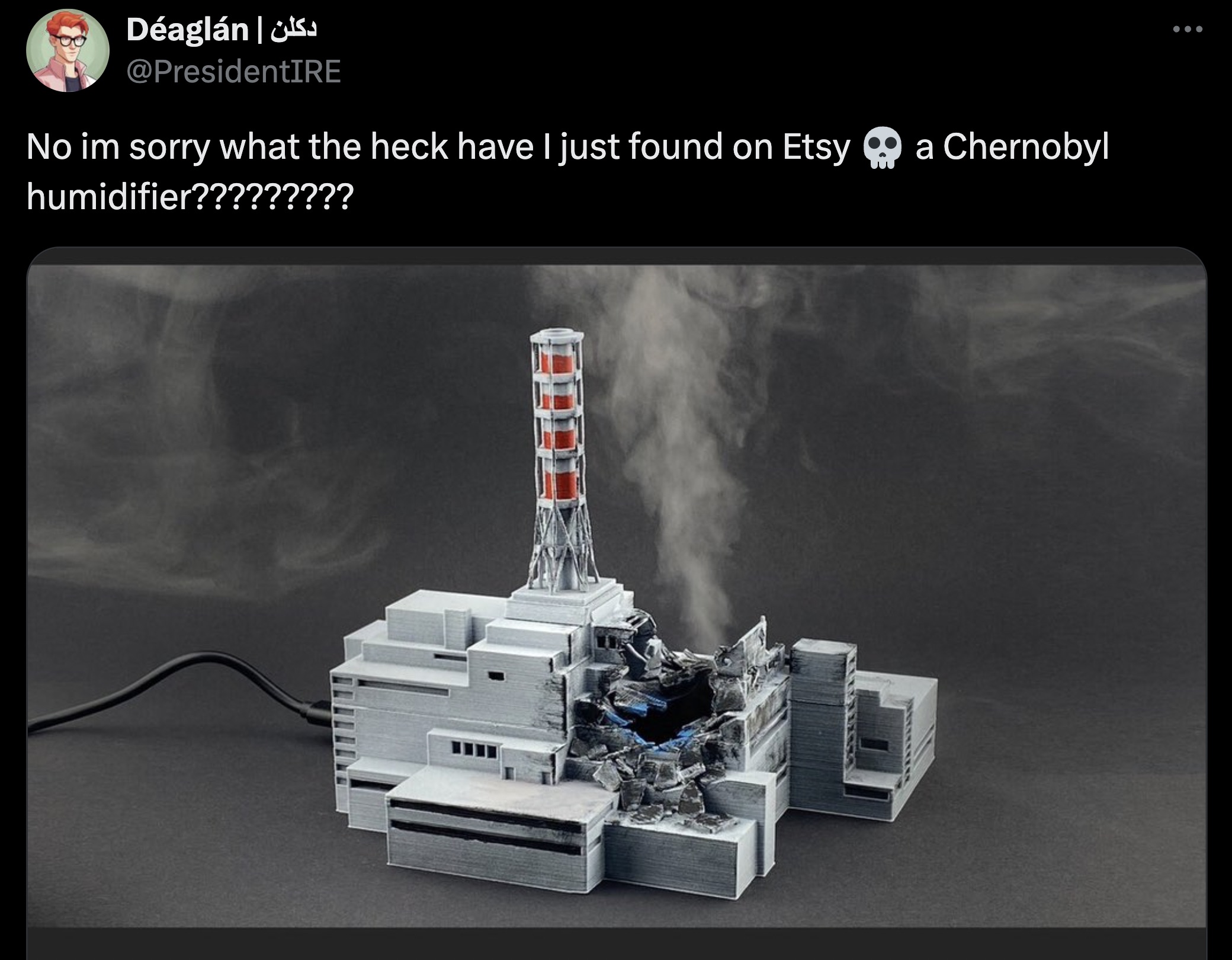 humidificateur tchernobyl - B No im sorry what the heck have I just found on Etsy a Chernobyl humidifier????????? | Daglan