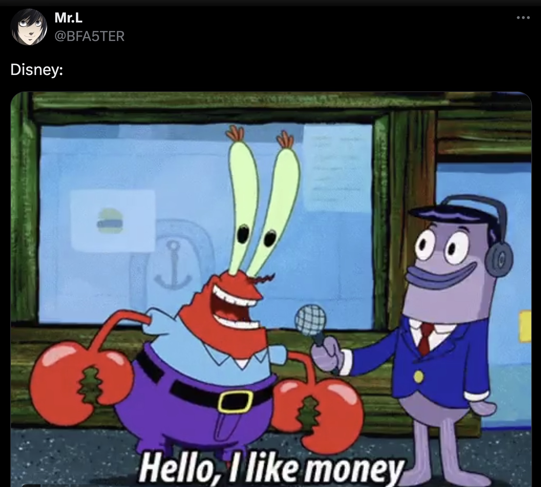 like money mr krabs - Mr.L Disney Hello, I money