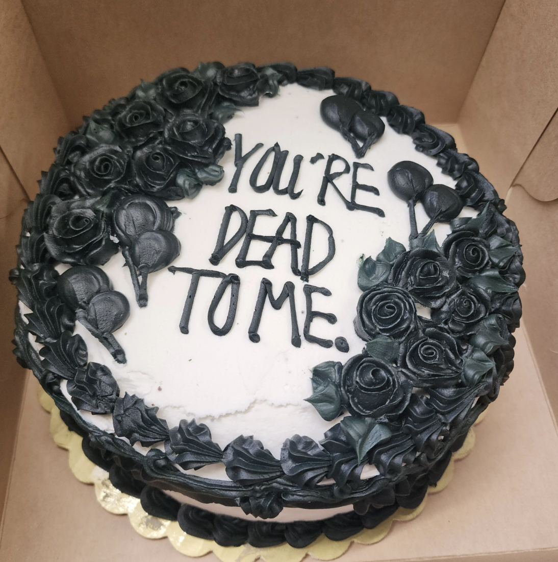 birthday cake - You'Re Dead Tome.