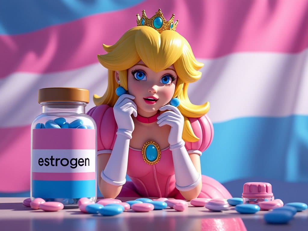 cartoon - estrogen