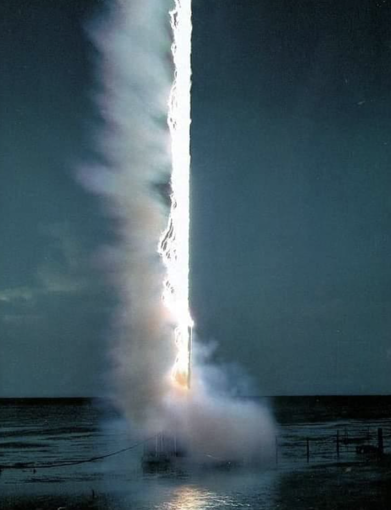 lightning hitting water