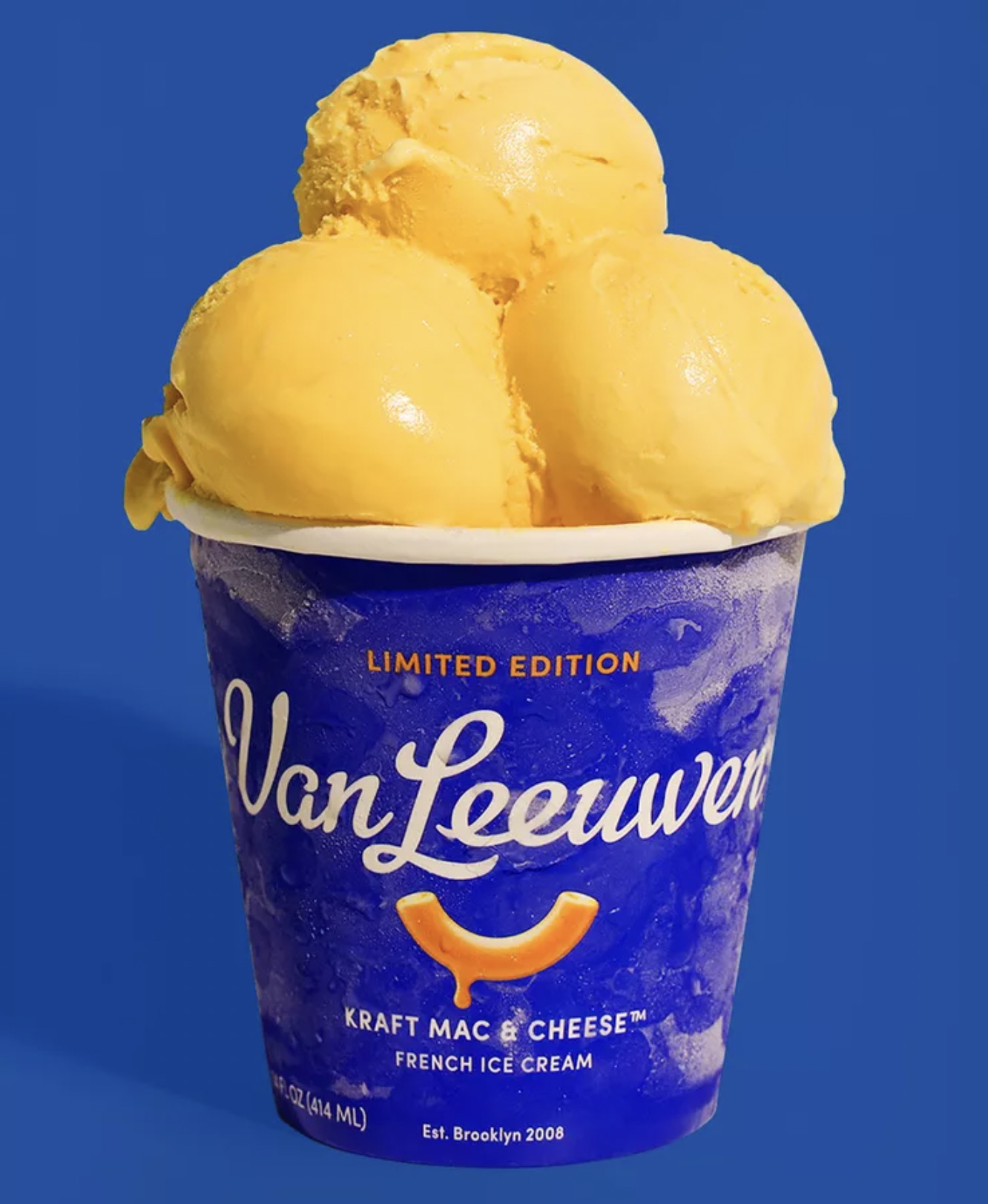 van leeuwen ice cream mac and cheese - Limited Edition Van Leeuwe Kraft Mac & Cheese Floz 414 Ml French Ice Cream Est. Brooklyn 2008