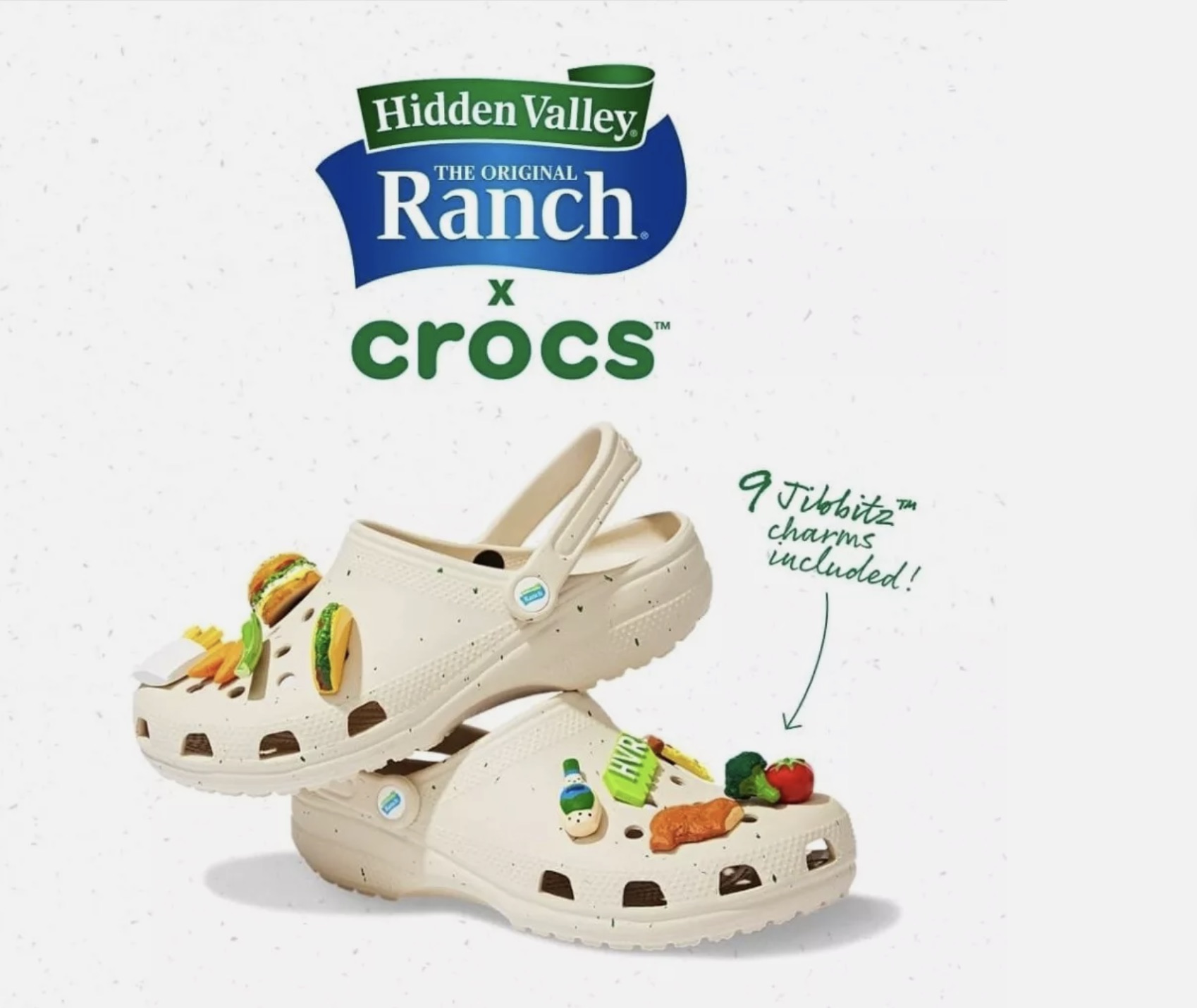 saweetie ranch crocs - Hidden Valley The Original Ranch X crocs Tm Tm 9 Jibbitz charms included!