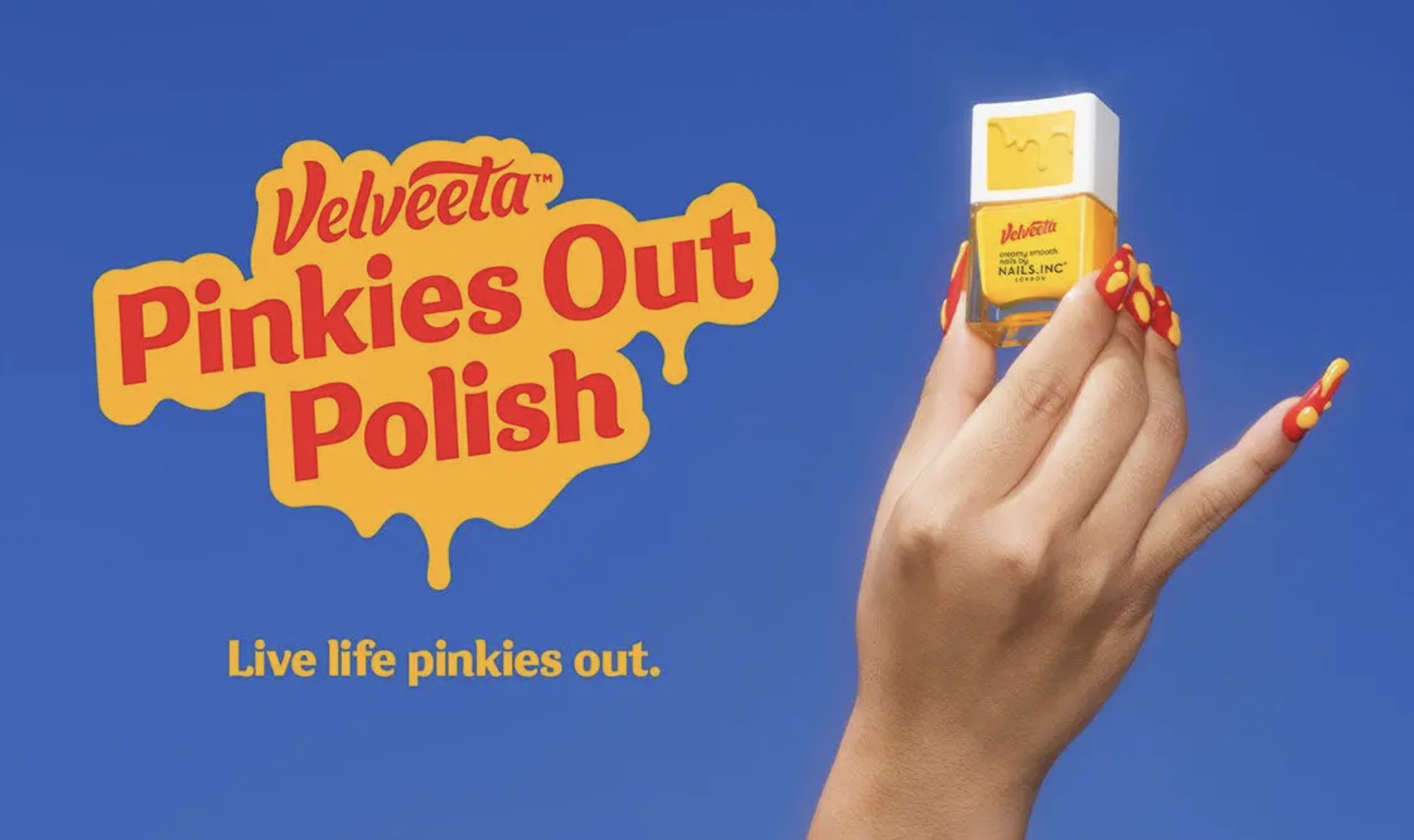 velveeta nail polish - Velveeta Pinkies Out Polish Velvecta creamy smooch nols by Nails.Inc Coxpon Live life pinkies out.