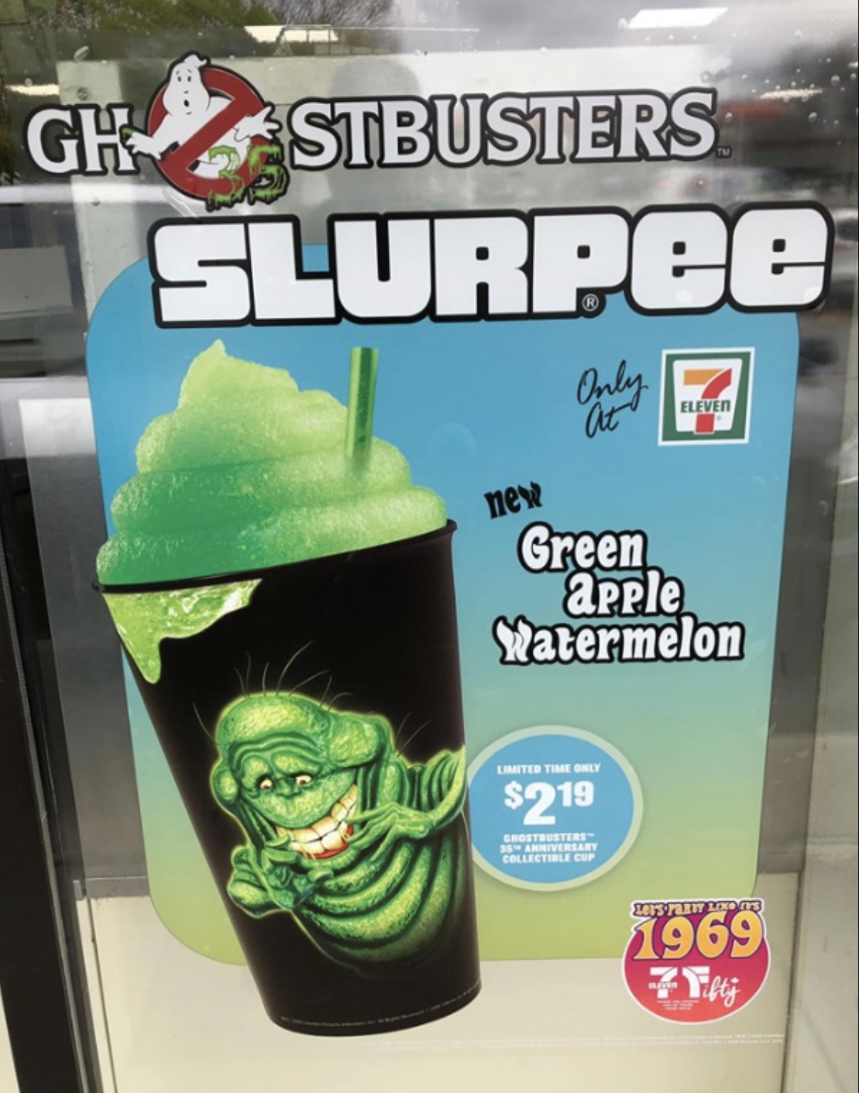 gelato - Gh Stbusters Slurpee new Only At Eleven Green apple Watermelon Limited Time Only $219 Chostbusters 35TH Anniversary Collectible Cup Let's Party Lexo Ats 1969 Elever Fifty