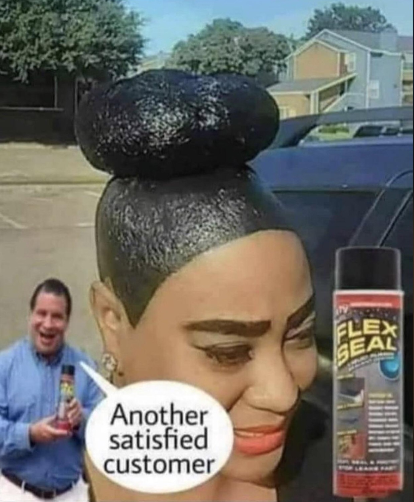 hair weave memes - Flex Seal Another satisfied customer