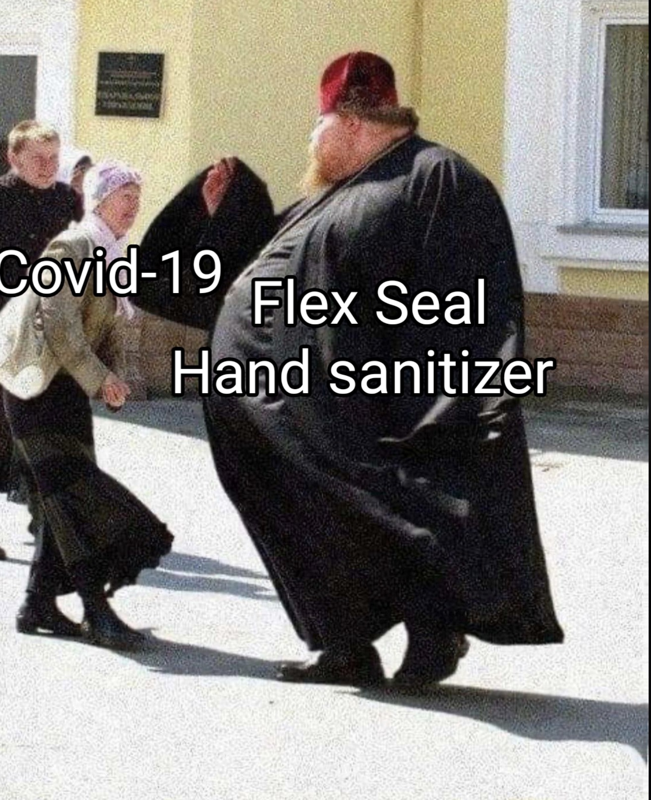 Meme - Covid19 Flex Seal Hand sanitizer