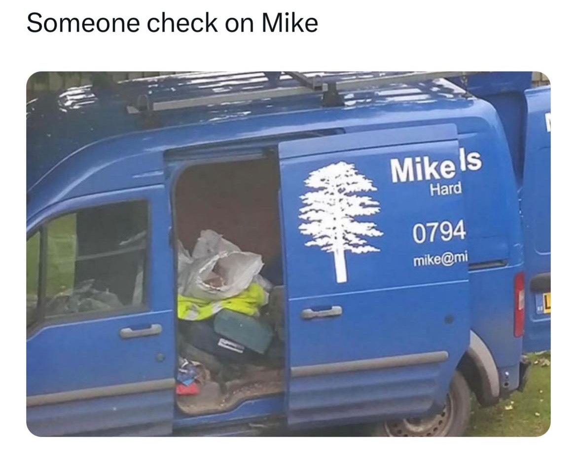 compact van - Someone check on Mike Mike Is Hard 0794 mike L