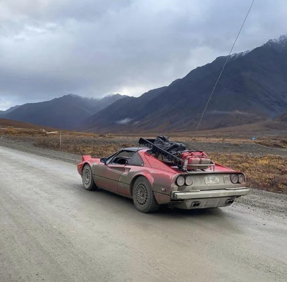 “Battle ready Ferrari 308.”