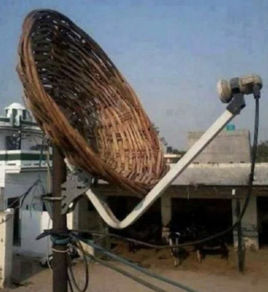 satellite dish joke