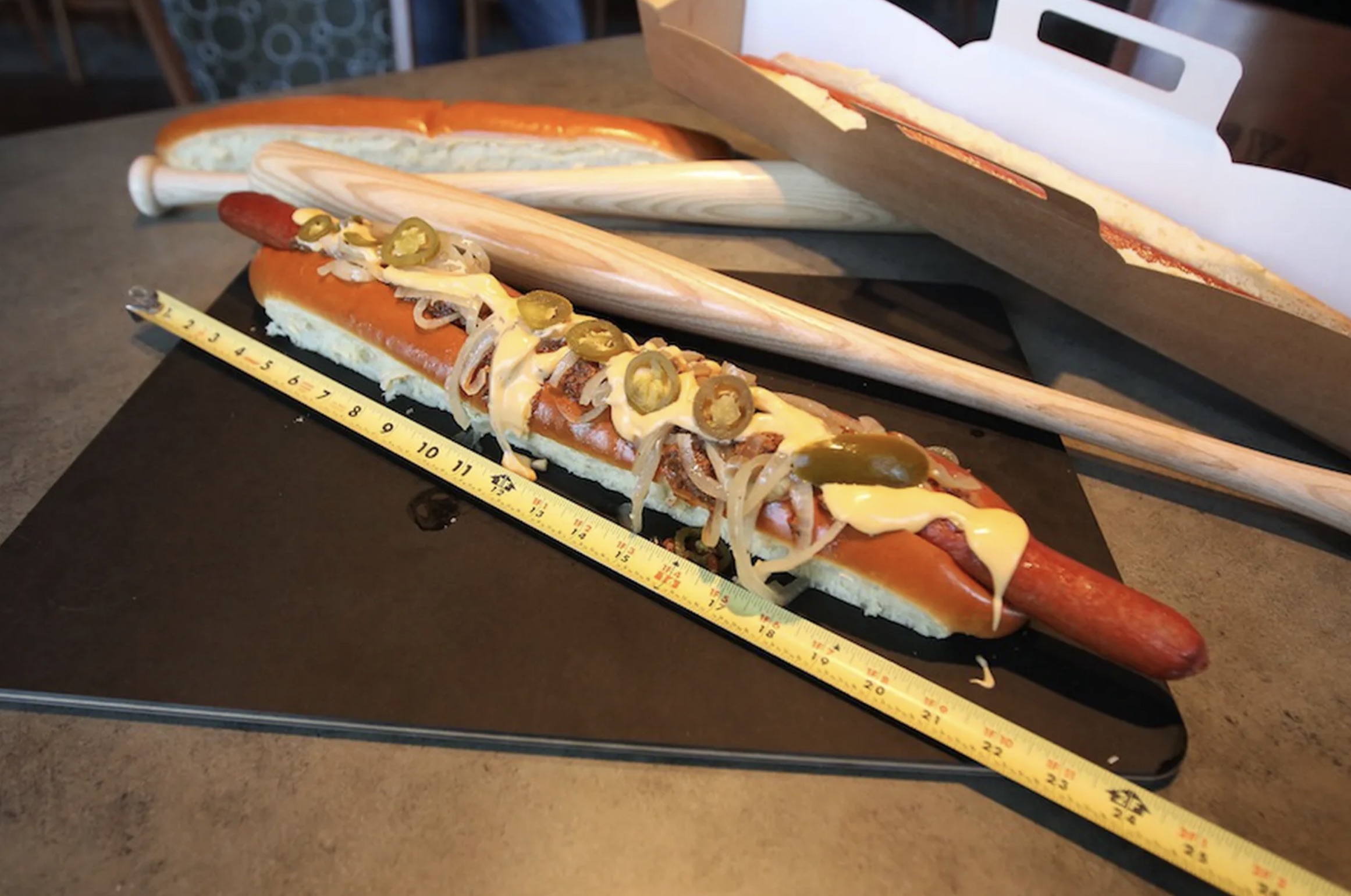 texas rangers boomstick hot dog - 33456789 10 11