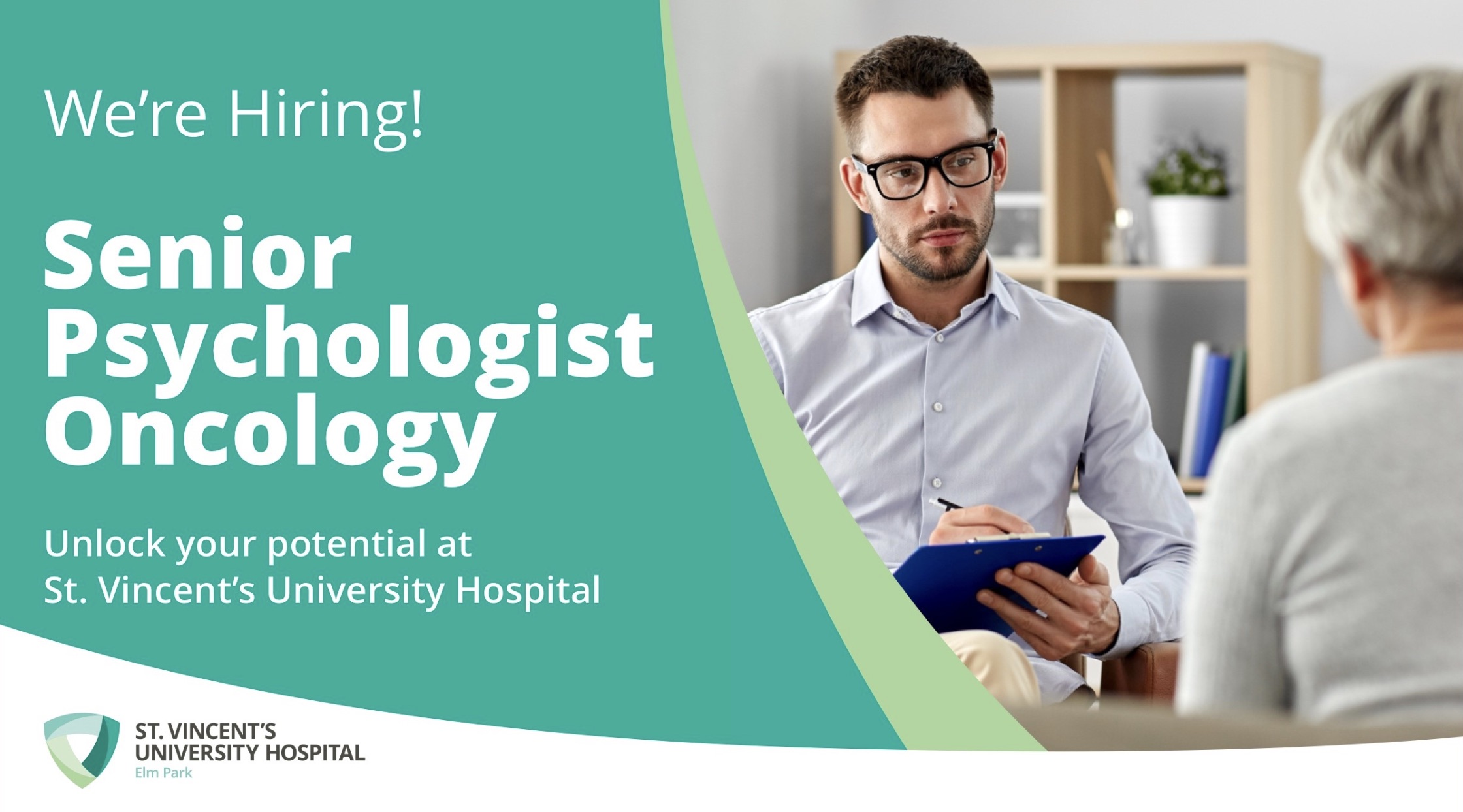 allied health professionals day 2022 - We're Hiring! Senior Psychologist Oncology Unlock your potential at St. Vincent's University Hospital St. Vincent'S University Hospital Elm Park