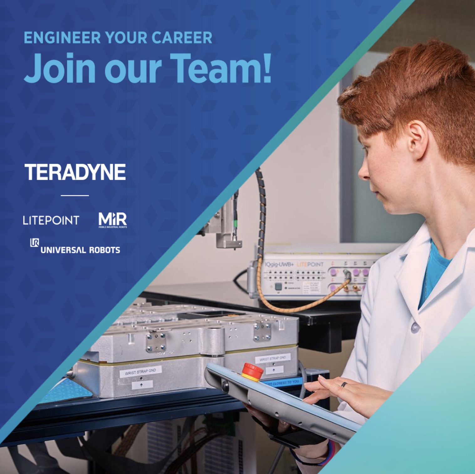 nurse - Engineer Your Career Join our Team! Teradyne Litepoint MiR Here Industrial Robots Universal Robots QgigUwb Litepoint Wrist Strap Gnd Wrist Strap Ond Ot Closest To You