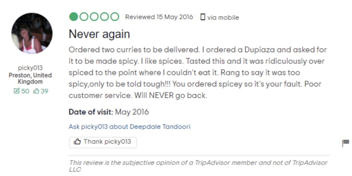 The 22 Meanest Restaurant Reviews Ever