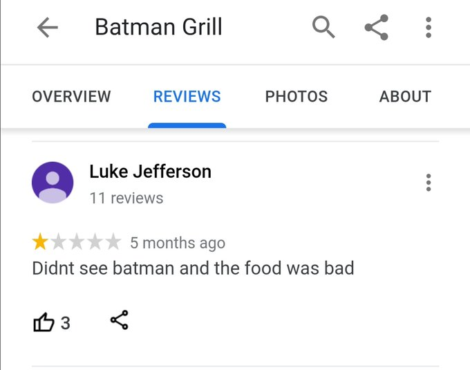 The 22 Meanest Restaurant Reviews Ever