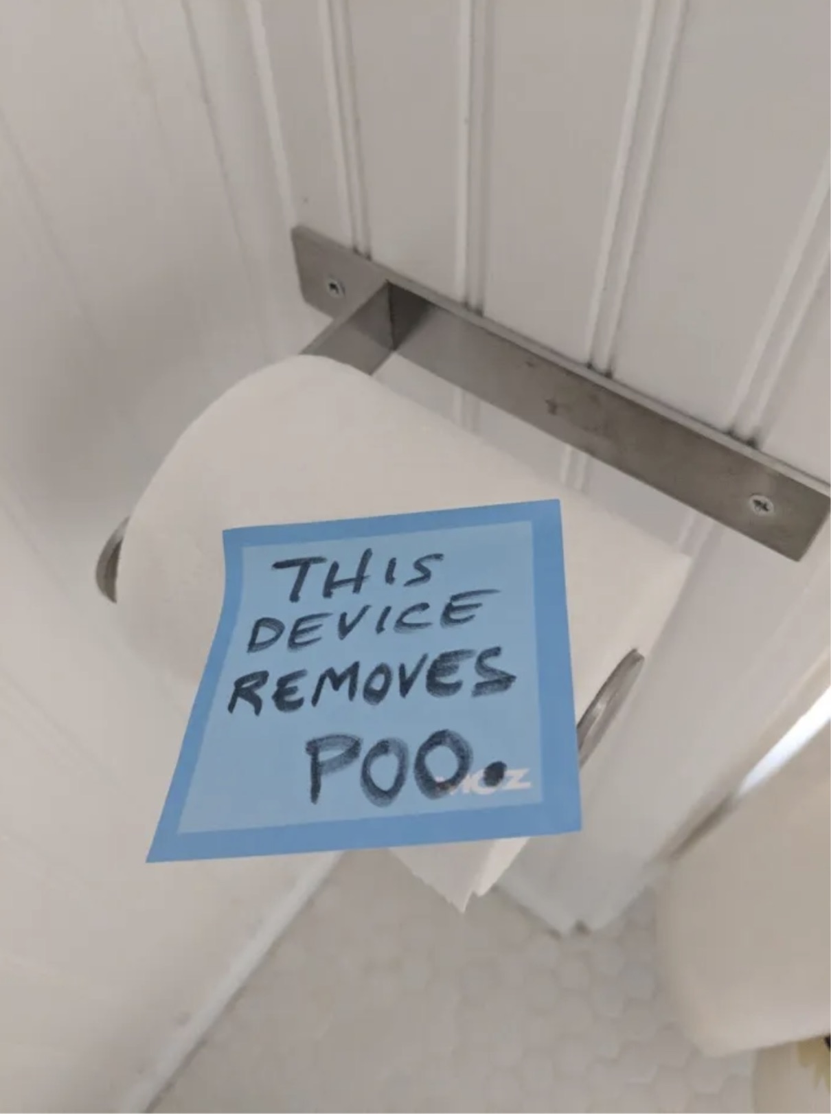 signage - This Device Removes Poo.