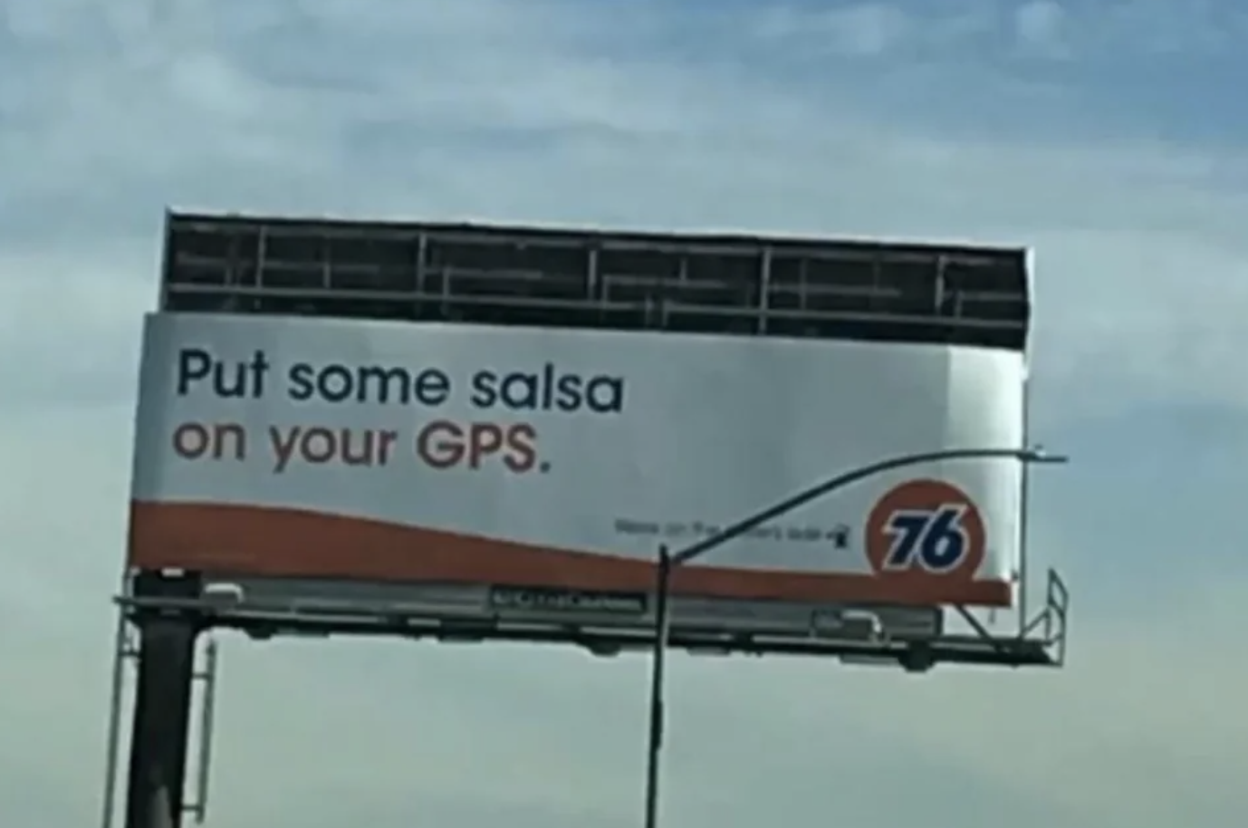 billboard - Put some salsa on your Gps. 76