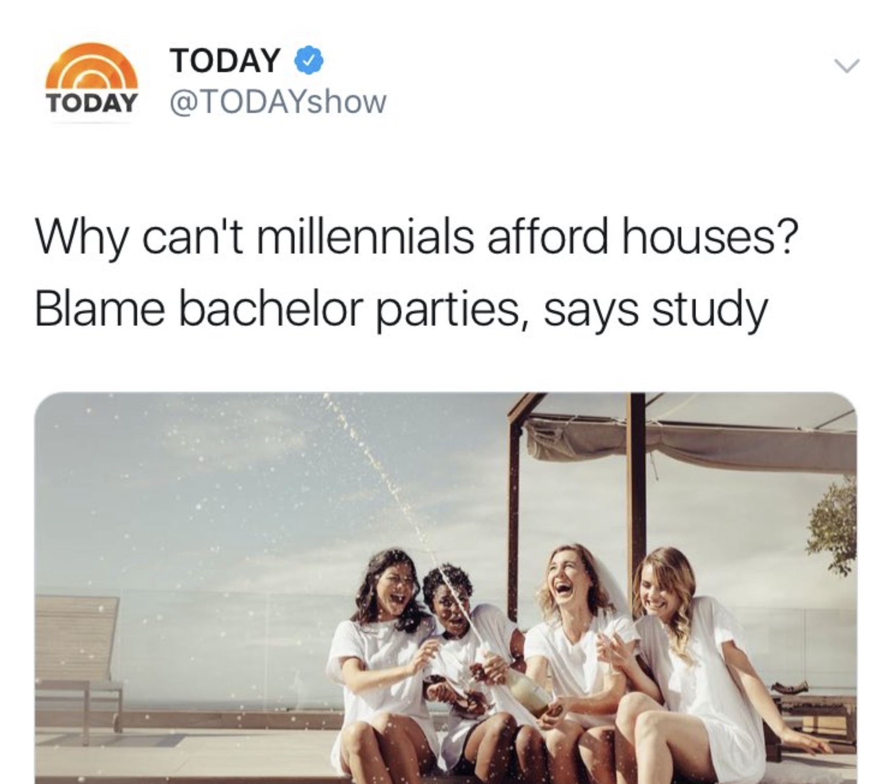 Bachelorette party - Today Today Why can't millennials afford houses? Blame bachelor parties, says study