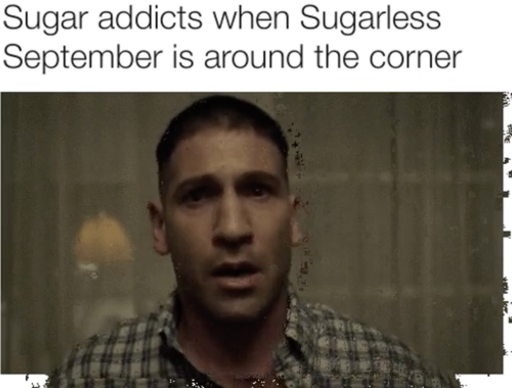 punisher netflix profile - Sugar addicts when Sugarless September is around the corner