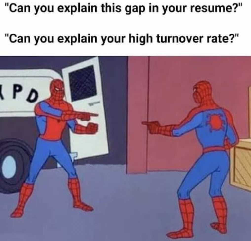 if you can do good things for people when you have a moral obligation - "Can you explain this gap in your resume?" "Can you explain your high turnover rate?" Pd