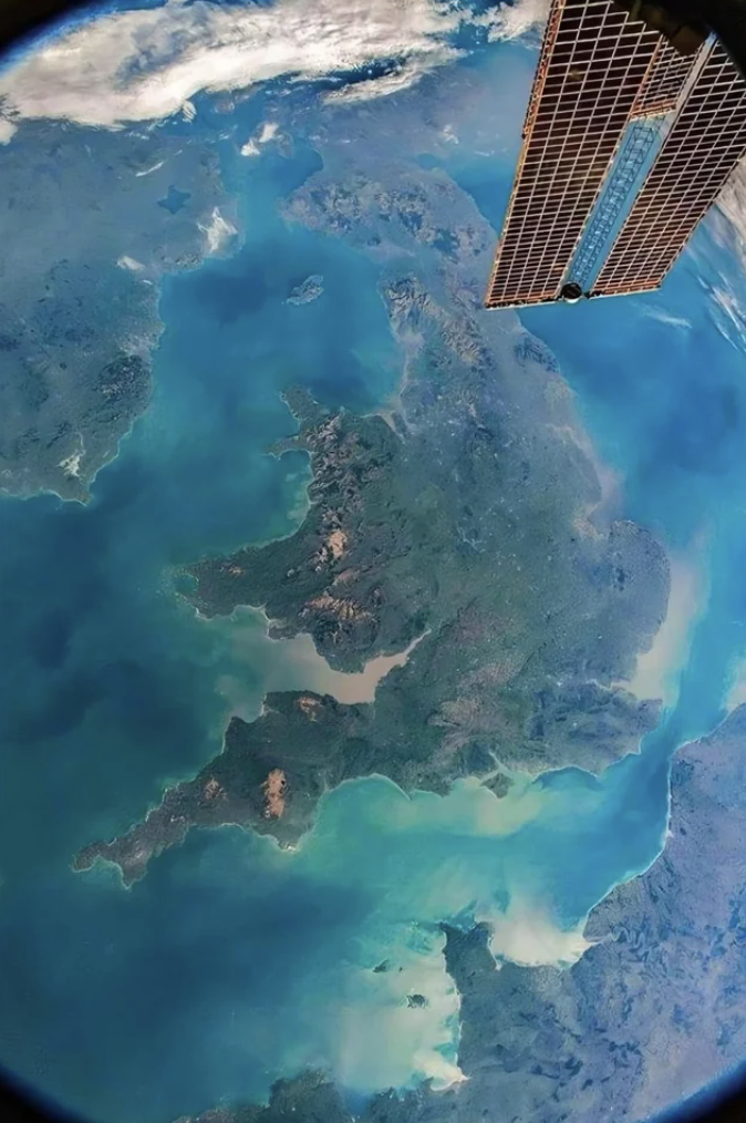 united kingdom from space