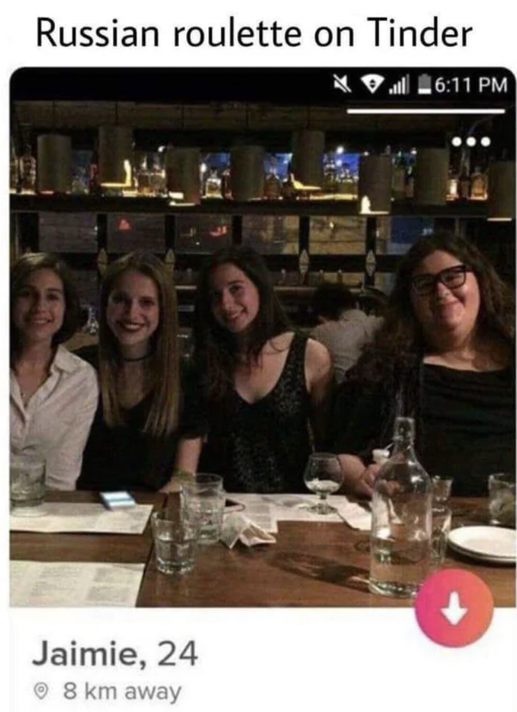 russisches roulette tinder - Russian roulette on Tinder Jaimie, 24 8 km away