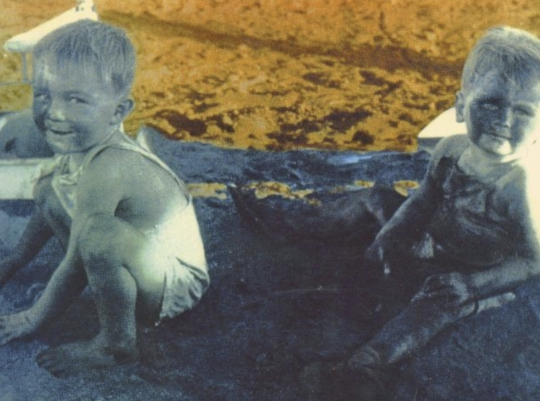 kids playing in asbestos