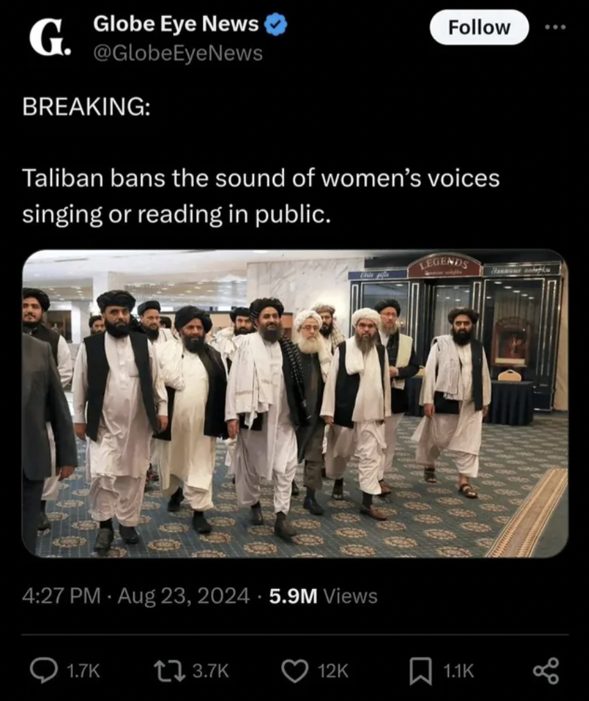 us government mistakenly transferred $239 million - G. Globe Eye News Breaking Taliban bans the sound of women's voices singing or reading in public. 5.9M Views 12K B 88