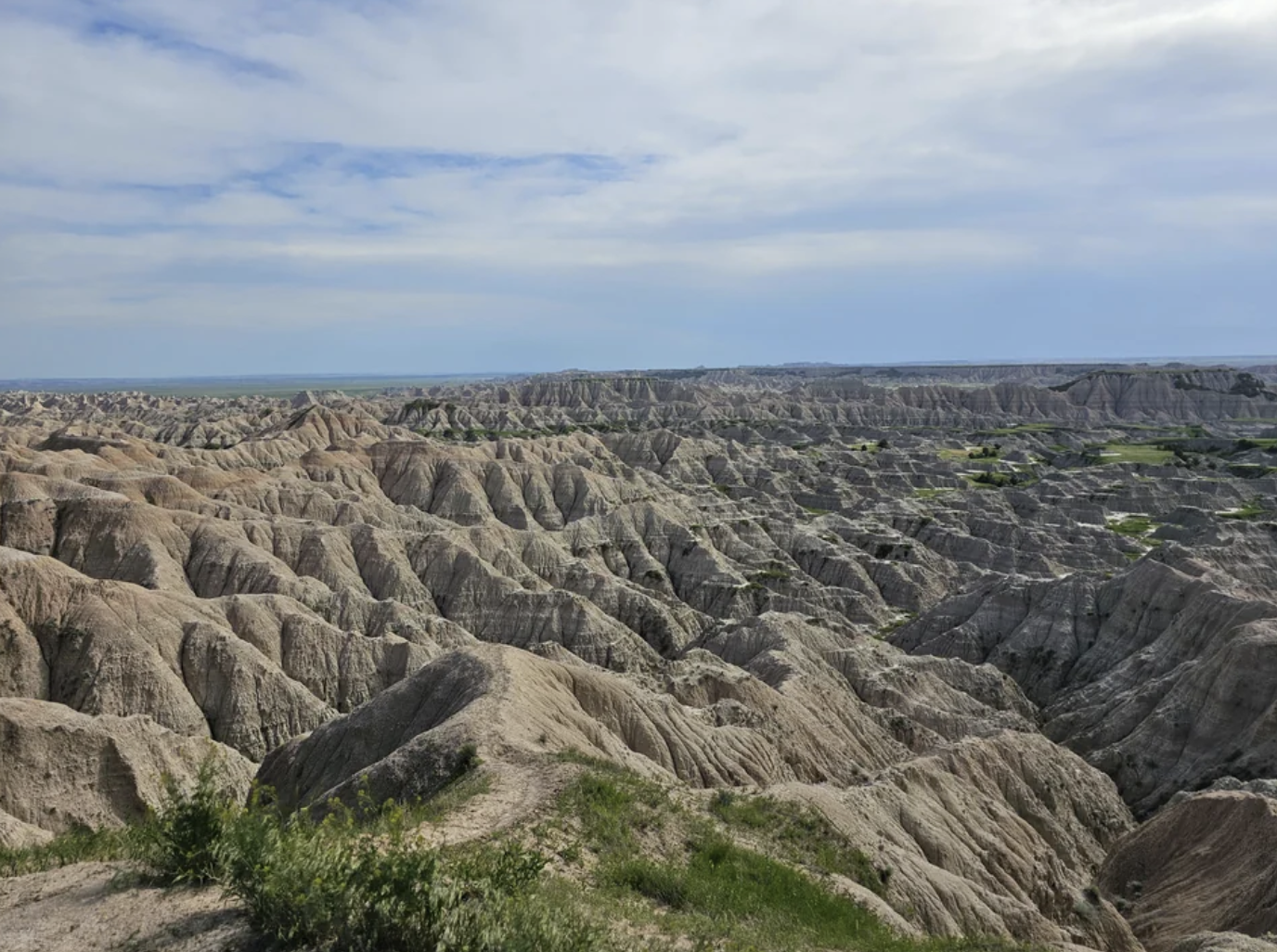 Badlands National Park in South Dakota.