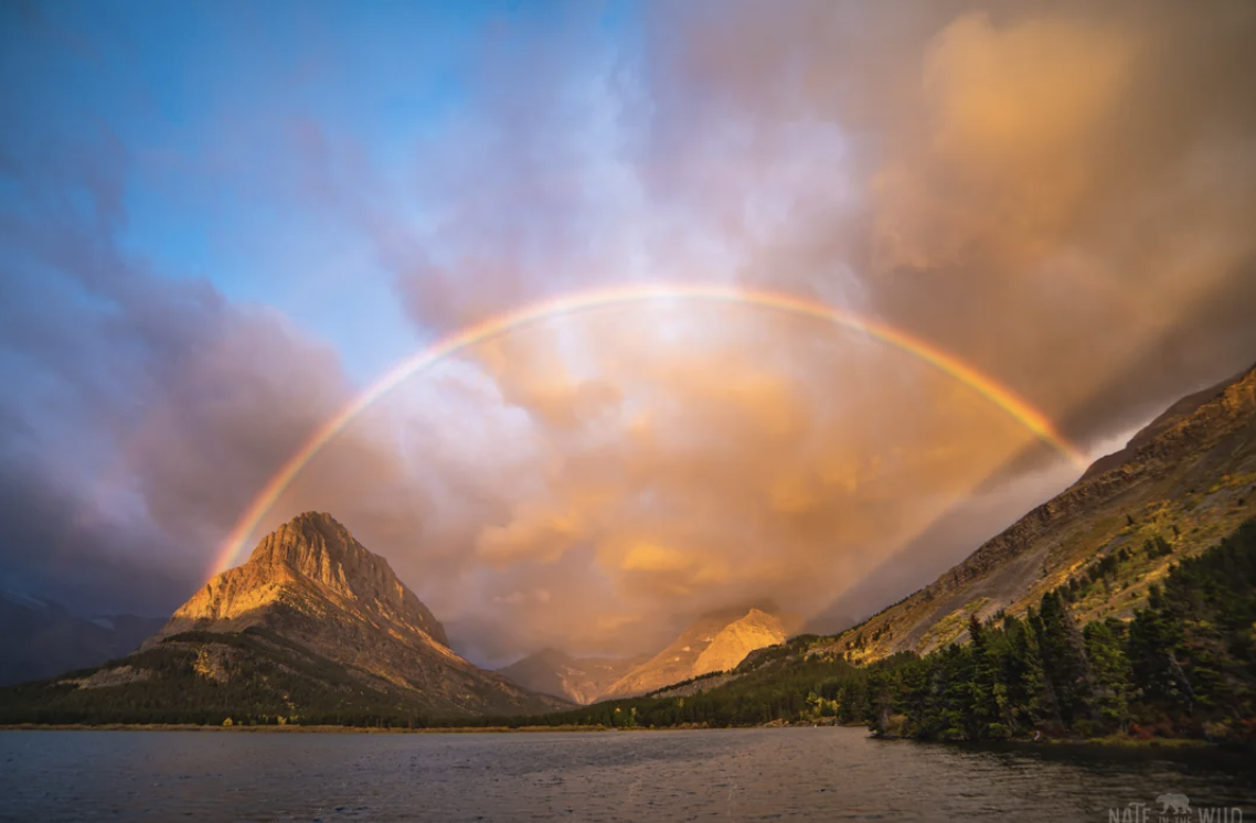 "Best sunrise of my life! Glacier National Park."