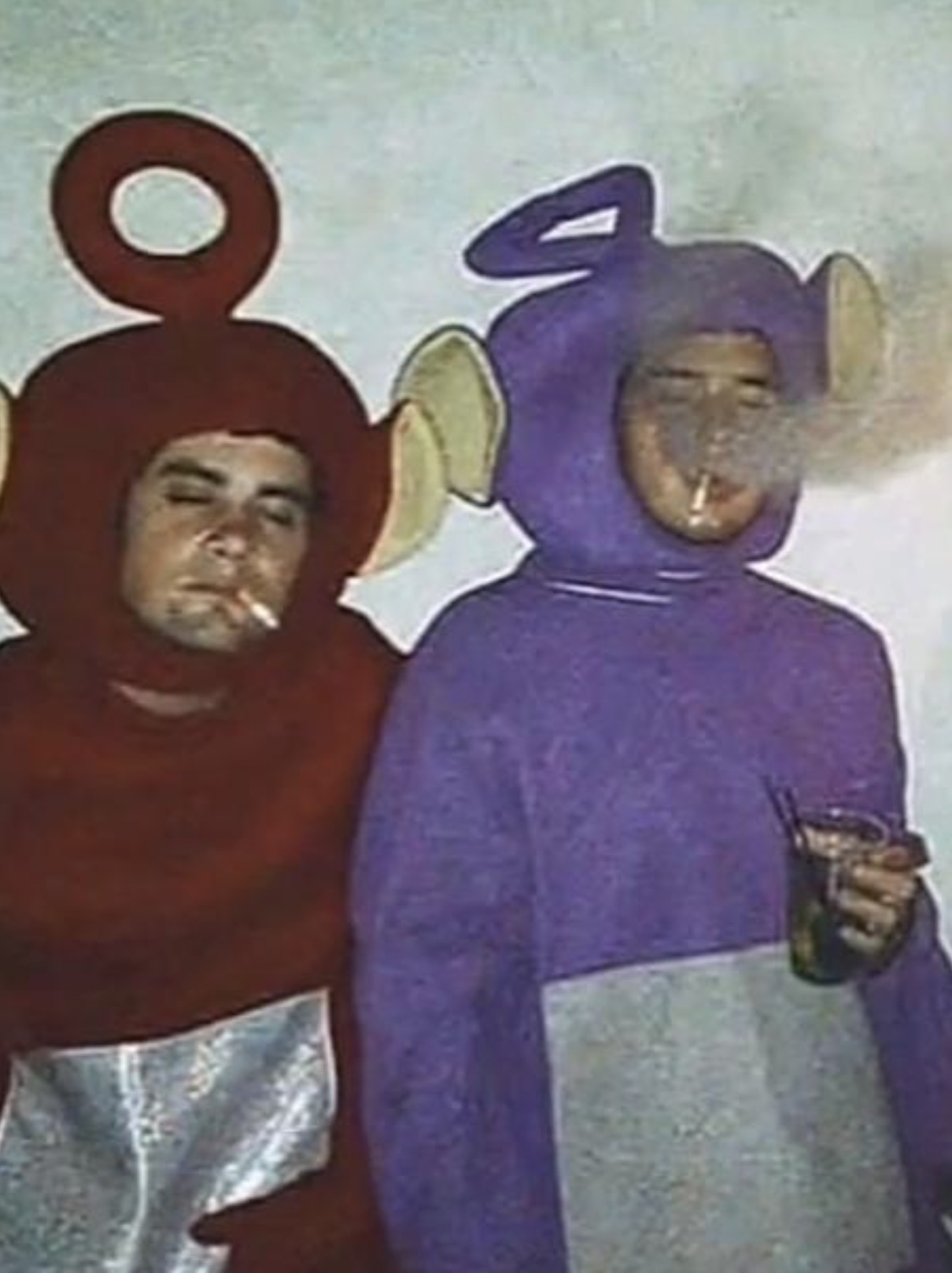 cursed teletubbies smoking