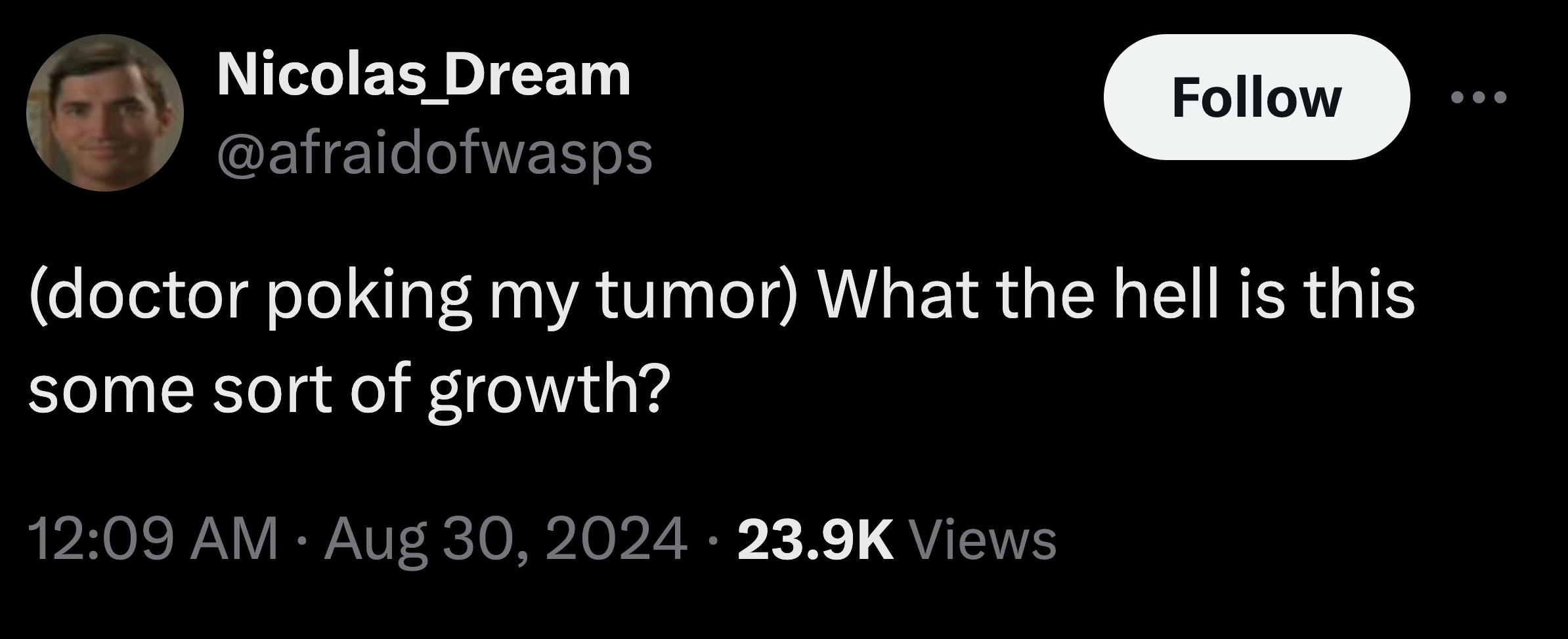 screenshot - Nicolas Dream doctor poking my tumor What the hell is this some sort of growth? Views