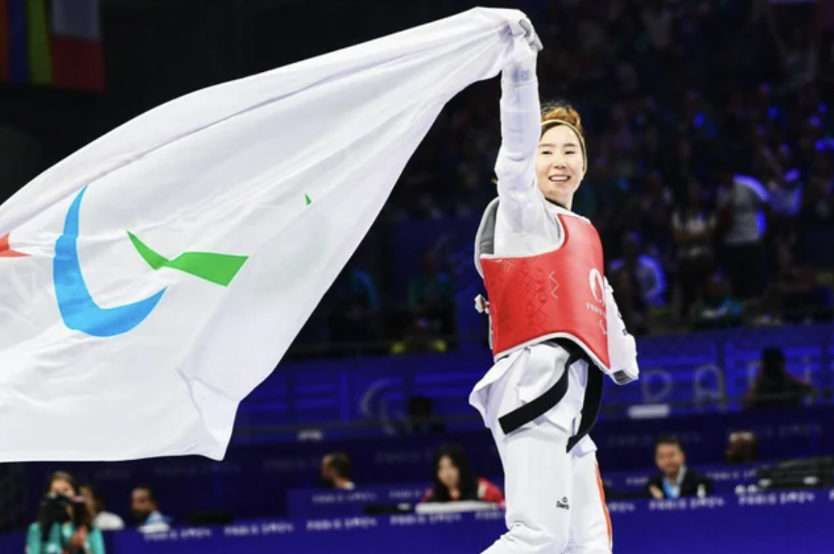 Zakia Khudadadi fled Afghanistan after the Taliban's return. Today she won bronze in Paralympic taekwondo as a refugee athlete.