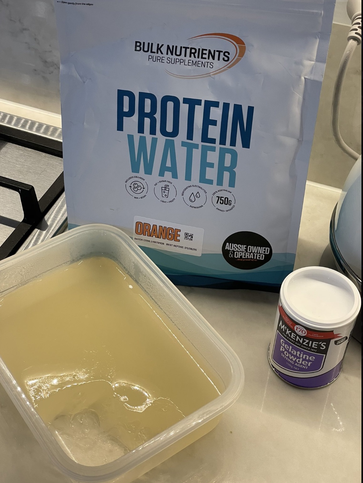 protein water - Open gently from the edges Bulk Nutrients Pure Supplements Protein Water Cludes Collagen Wp Bcaas" Fat Sugar Free 40 Light Fruit Rehydrating Electrolytes Refreshing 100% Au Australian 750G Owned Operate Orange 813 Batch Code14972406 Best B