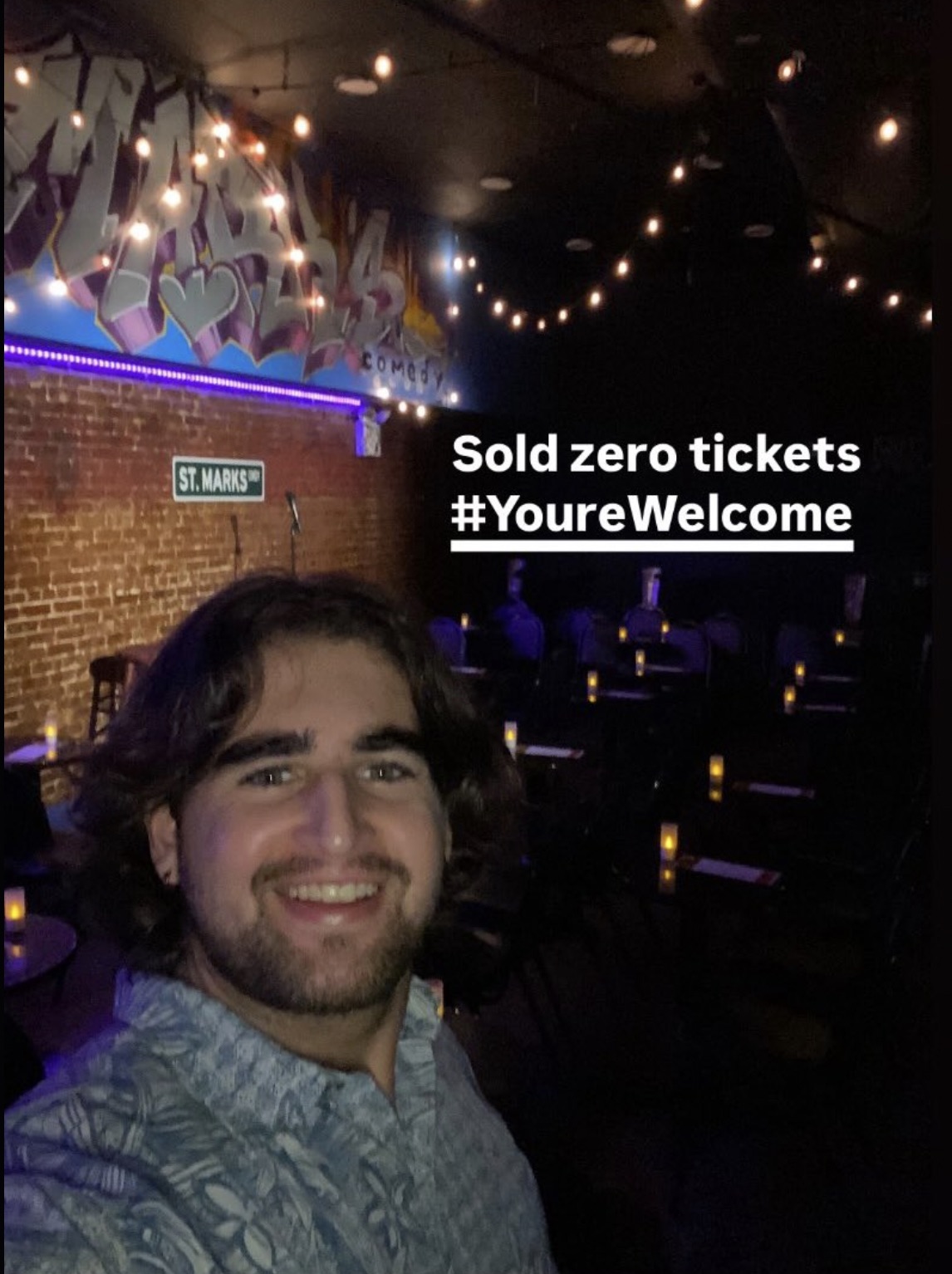 fun - St. Marks Comboy Sold zero tickets Welcome