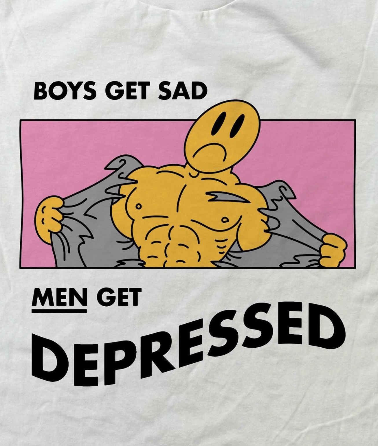 poster - Boys Get Sad Men Get Depressed