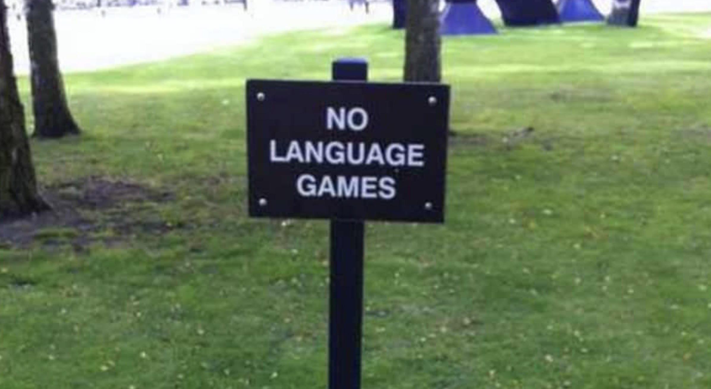 sign - No Language Games