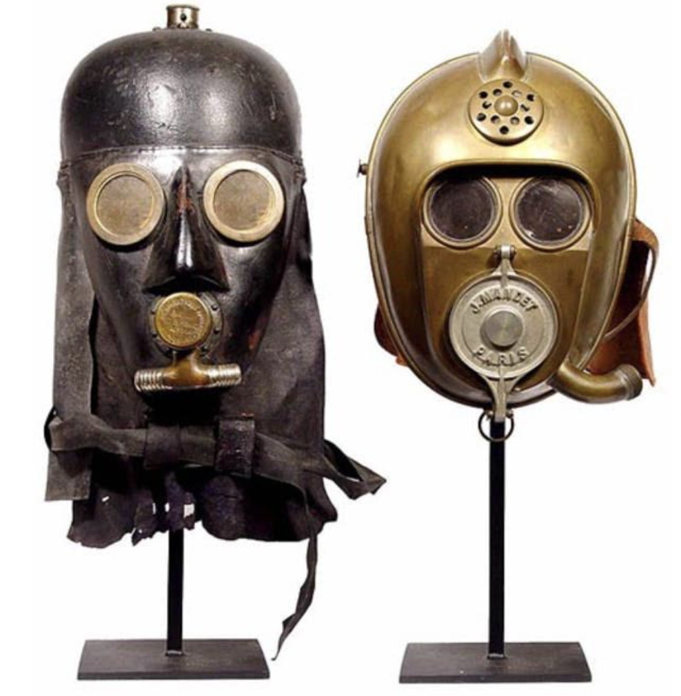 old firefighter gas mask - 101