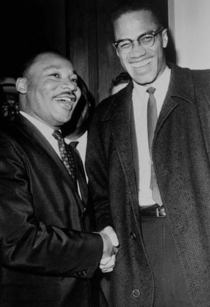 martin luther king meets malcolm x