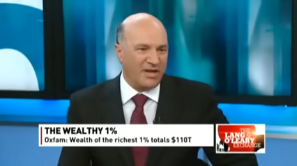 newscaster - The Wealthy 1% Oxfam Wealth of the richest 1% totals $110T Lang O'Llary Exchange