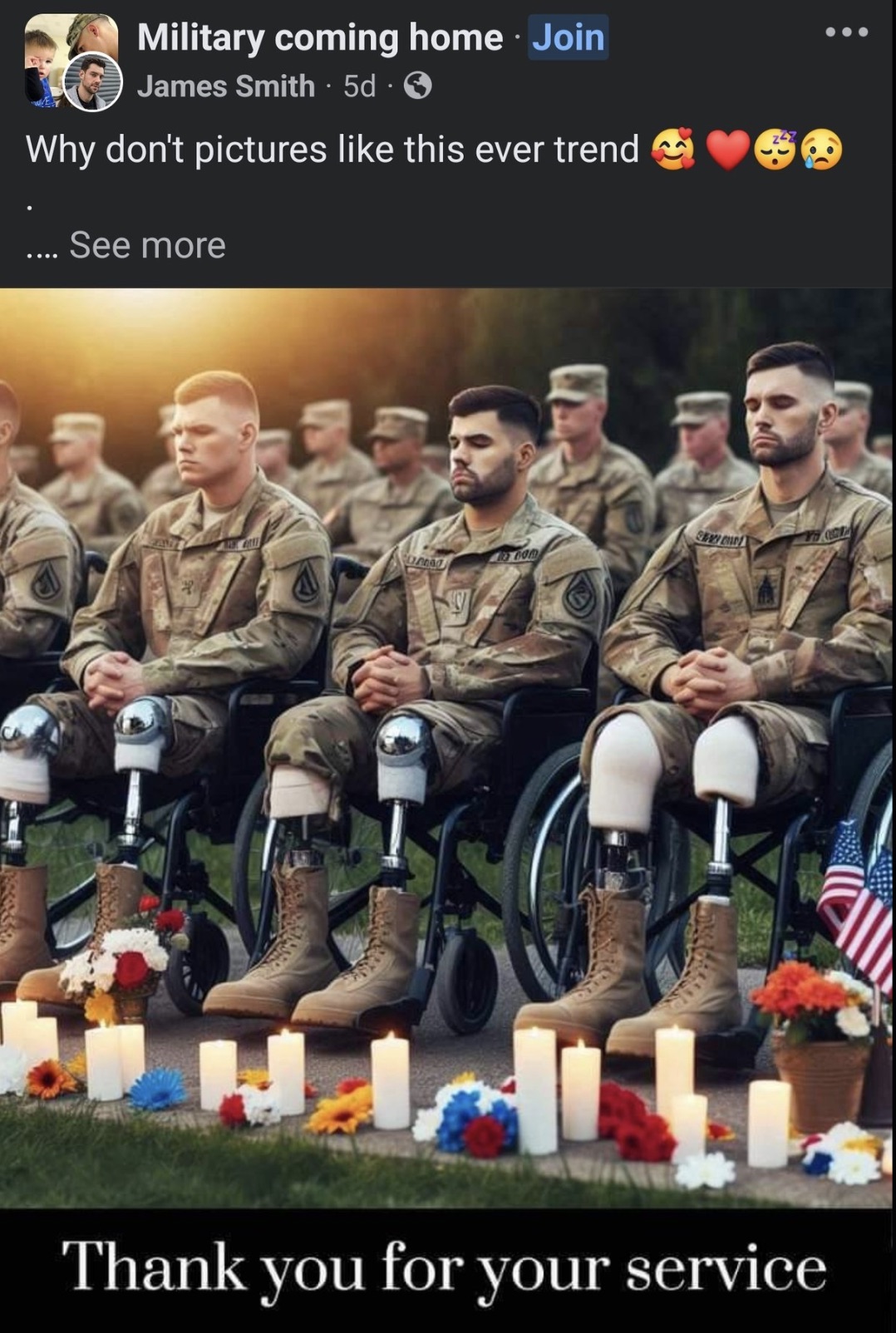 dont images like this trend - Military coming home. Join James Smith 5d. Why don't pictures this ever trend .... See more mad S Are Bom Thank you for your service