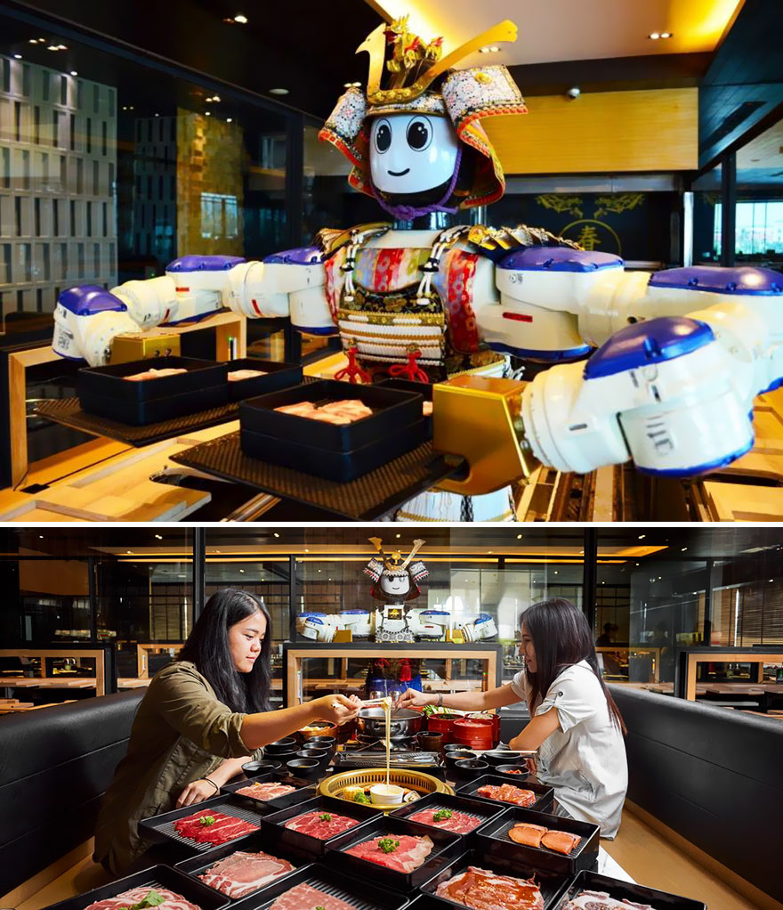 amazing restaurants around the world - hajime robot restaurant bangkok - aff