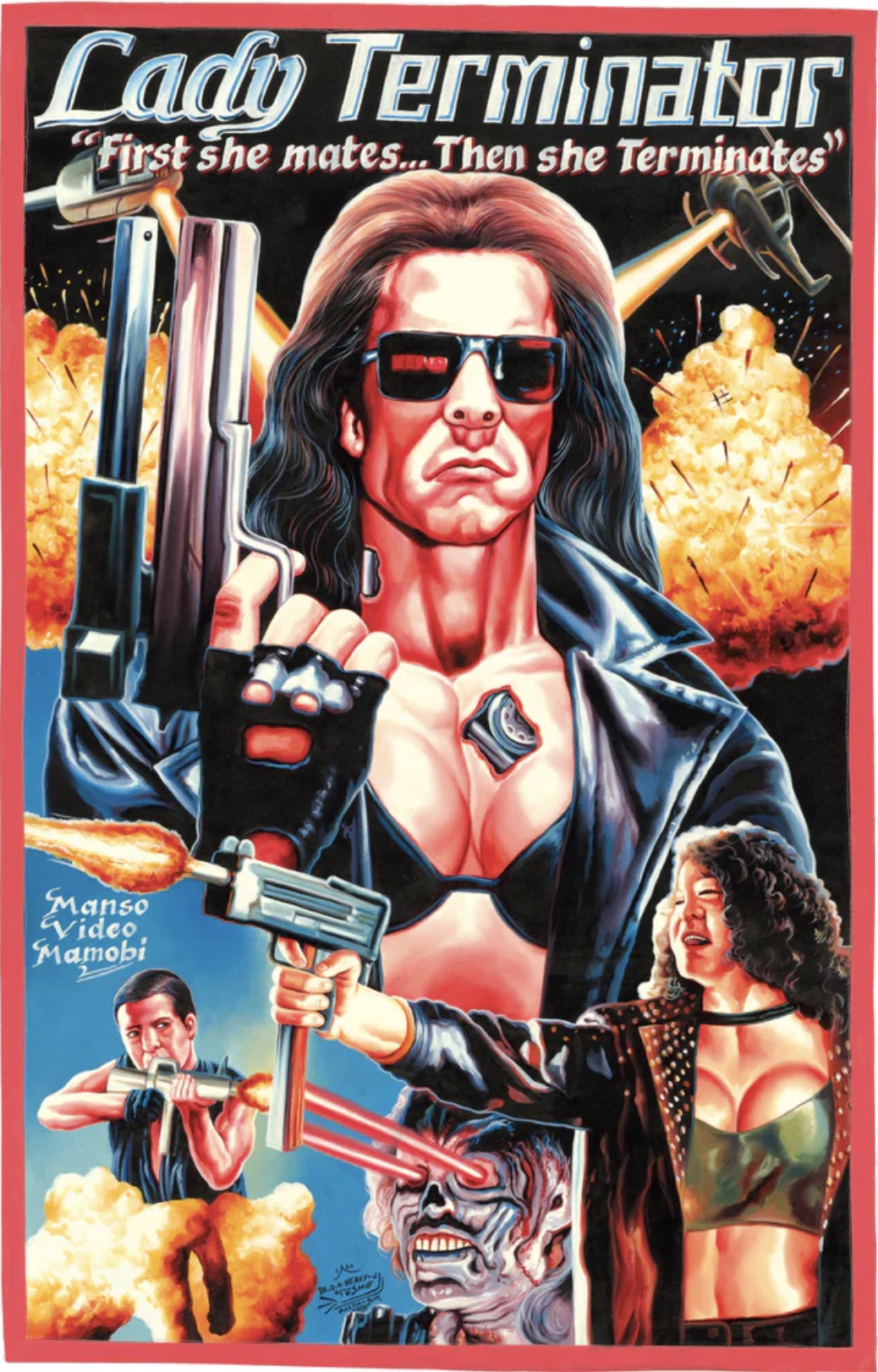 poster - Cady Terminator "First she mates... Then she Terminates" Manso Video Mamobi