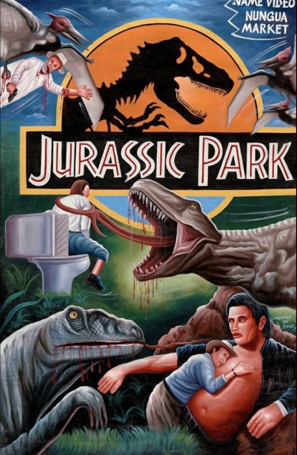 affiche film afrique - Video Nungua Market Jurassic Park